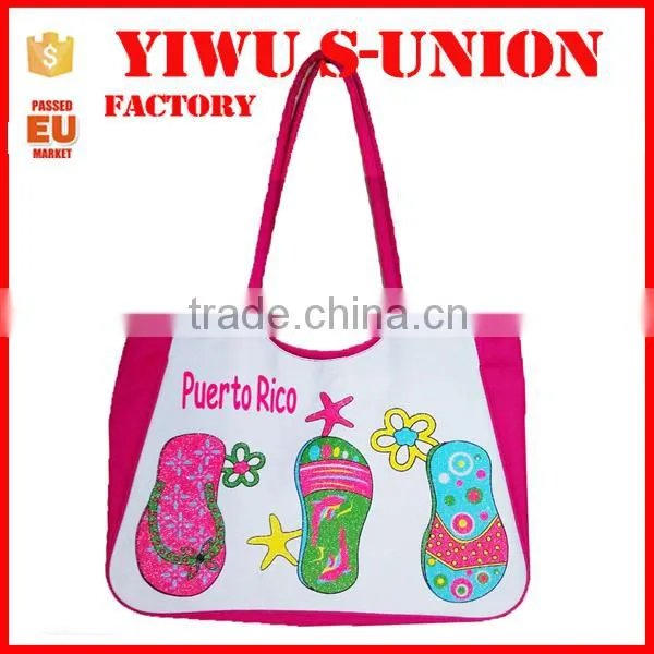 Fashion summer holiday lady handbag beach bag 2015,beach tote bag