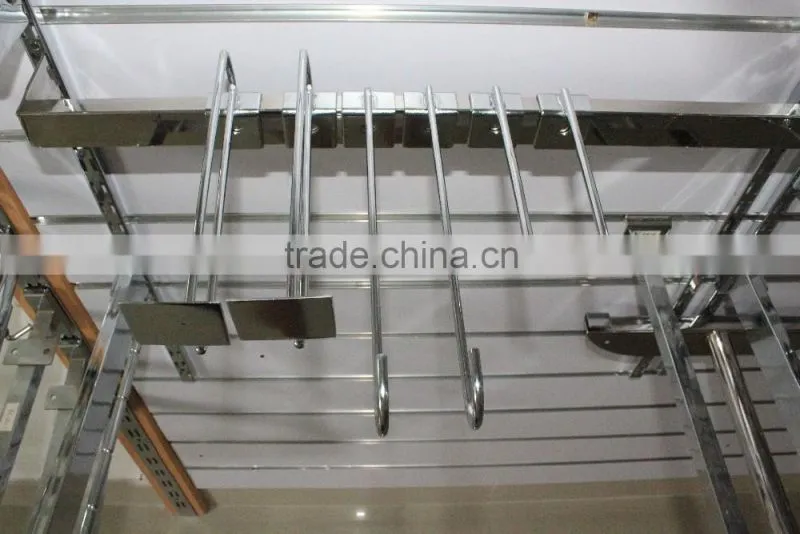 Chrome square tube hooks,crossbar hooks,wire pipe hooks