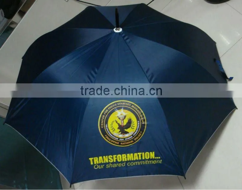 28"auto open big UV golf advertising umbrella