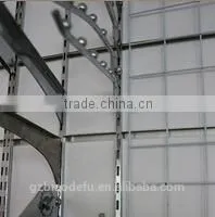 Chrome Metal Single Slotted Column Channel,Upright for Brackets