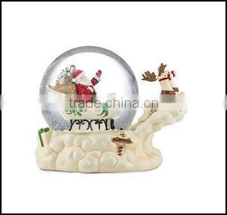 2015 stunning souvenir new craft resin snowglobe