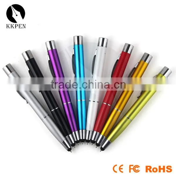 KKPEN Newest usb power bank 1100mah 3 in 1 stylus pen powerbank portable pen design mobile charger