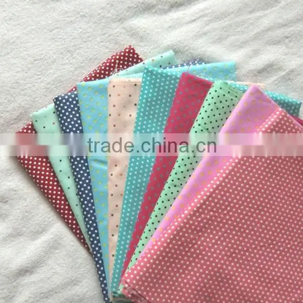 upholstery fabric 40s*40s 133*72, printed cotton poplin fabric, polka dots printing, cheap online fabric