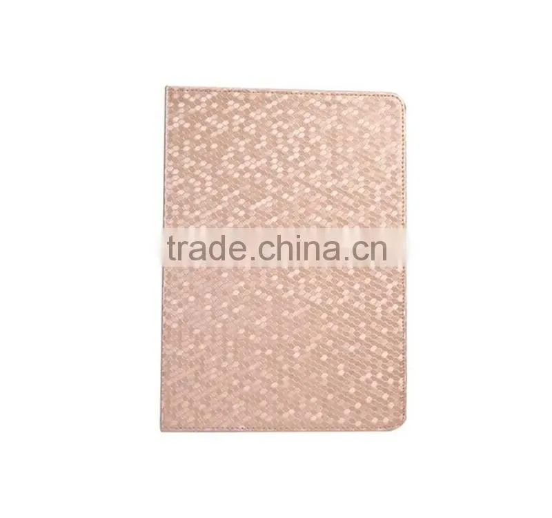 Diamond pattern PU leather case for ipad air, for ipad pro case
