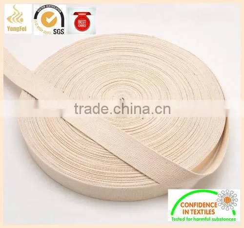 2015 High quality wholesale cotton ribbon from Huzhou fabric label maker