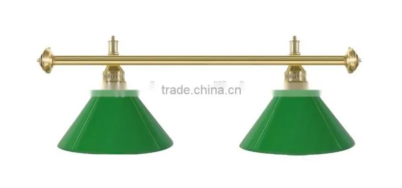 Green 2 shades billiard table light , pool table lamp for sale