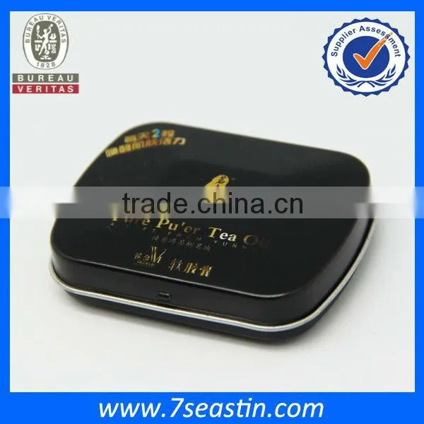 small portable first aid pills drug tin box/can manufacturer