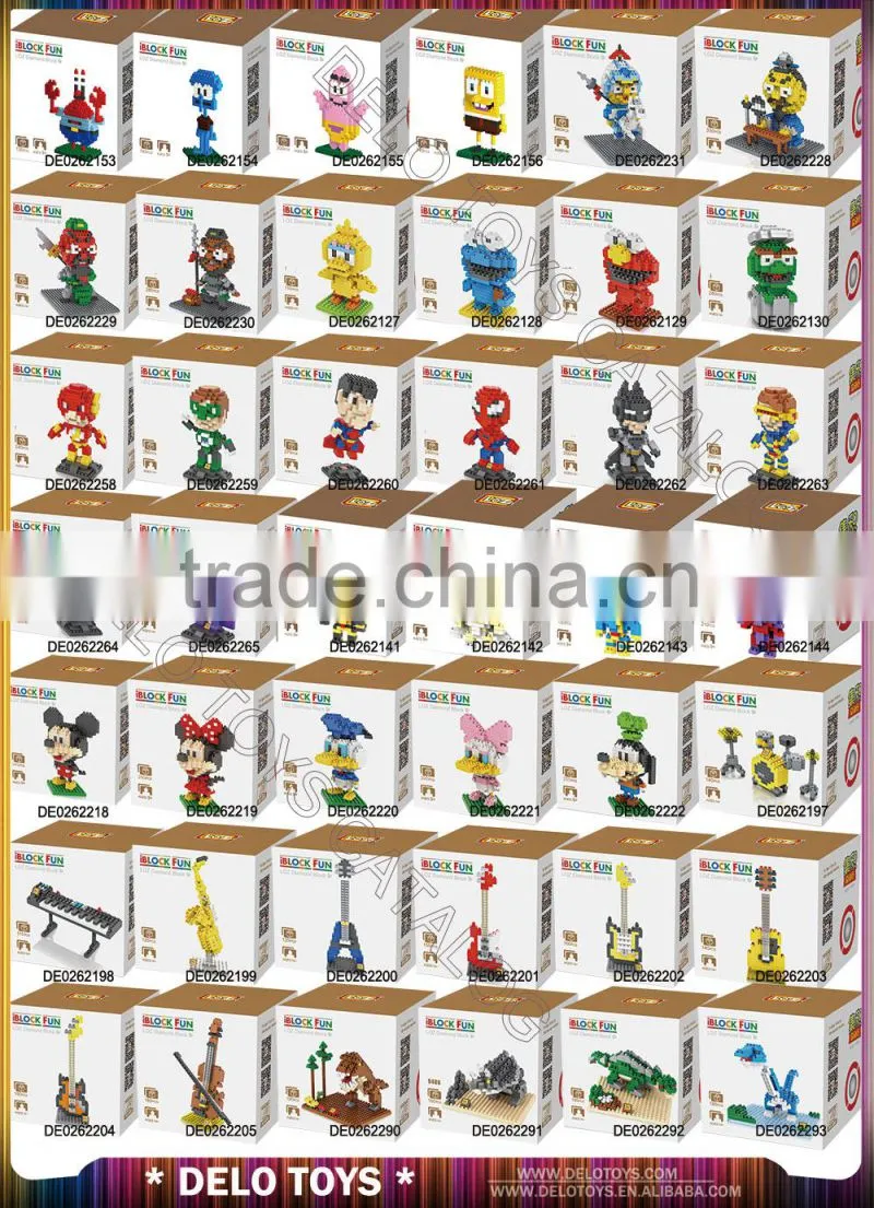 plastic LOZ diamond blocks assemble toy musical instrument set DE0262191