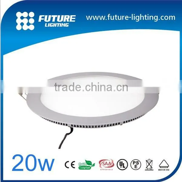 Indoor Super-thin Aluminum housing 10W Recessed round led ceiling panel light