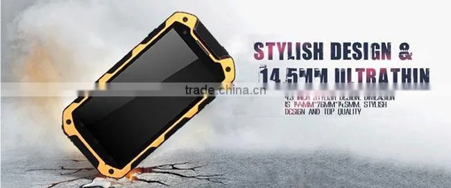 Outdoor smartphone i5800C Smartphone 4.5 Inch QHD IP67 MTK6582 Quad Core 1GB 8GB Android 4.4