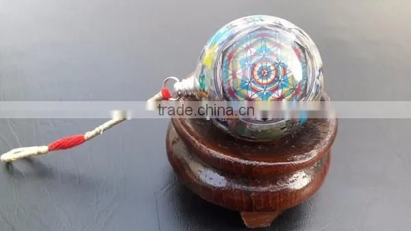 Chakra Layer Orgone Ball For sell : Wholesale Orgone Ball : Orgone Spheres