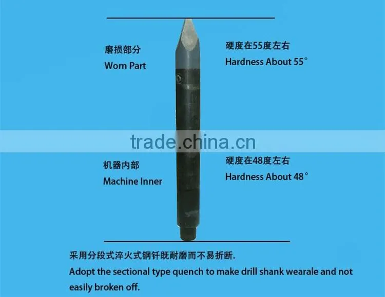 mini excavator hydraulic stone breaker /rock breaker /concrete breaker chisel