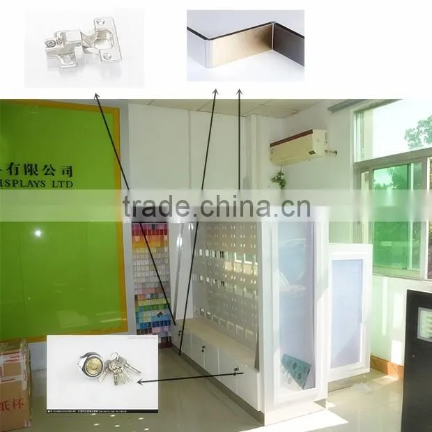 custom wooden mall sunglass display kiosk