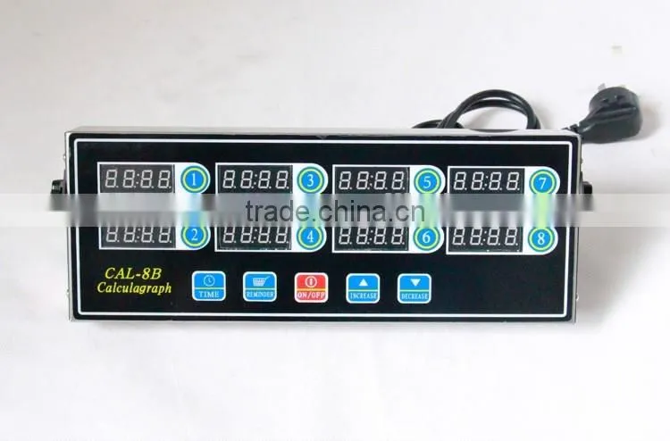 commerical use restaurant kitchen eight channels digital kitchen timer,cooking thermometer and timer