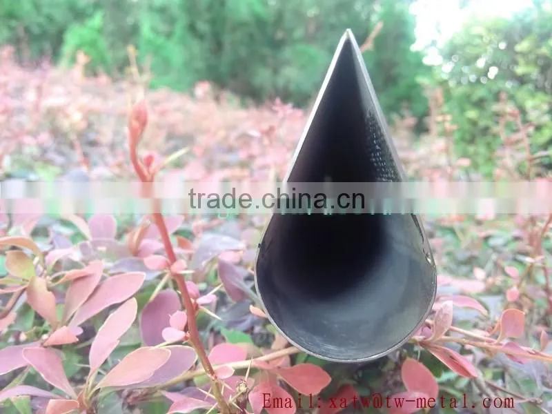Ti6AL4V titanium water drop tube Gr.5 titanium seamless tube Gr.5 titanium special tube wholesale
