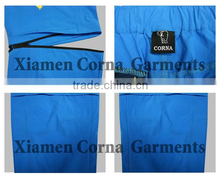 Hot! men's customade hyperelastic camping pants