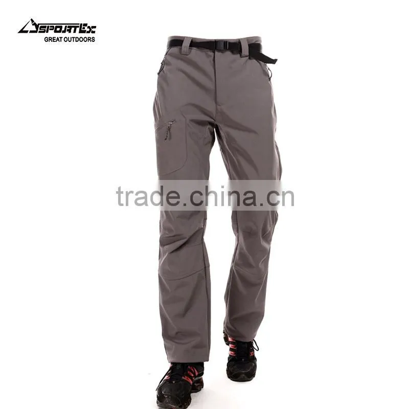 Winter warm mens casual pants cargo pants