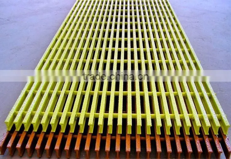 High Strength Fiberglass GRP FRP pultruded Grating