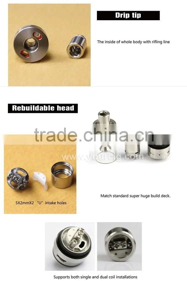 2016 wholesale top filling tank UD zephyrus V2