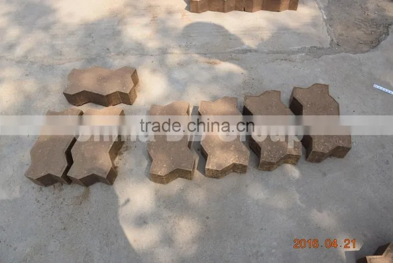 2016 popular low cost lego interlocking clay brick making machine for sale