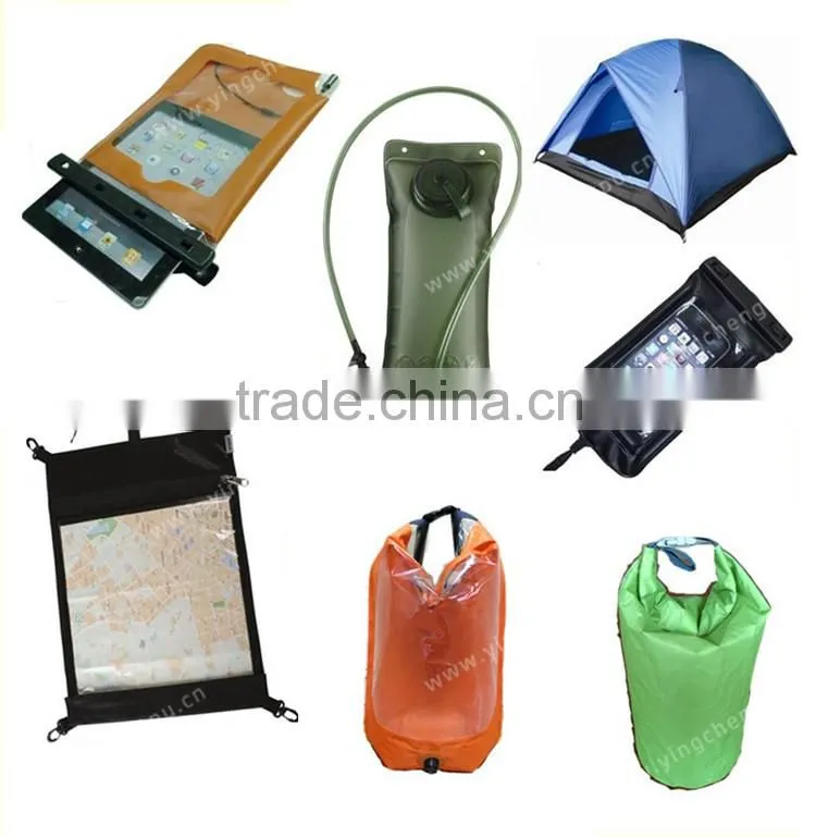 Waterproof Bag Material TPU Tarpaulin - 40D Nylon Ripstop Fabric with TPU Coated