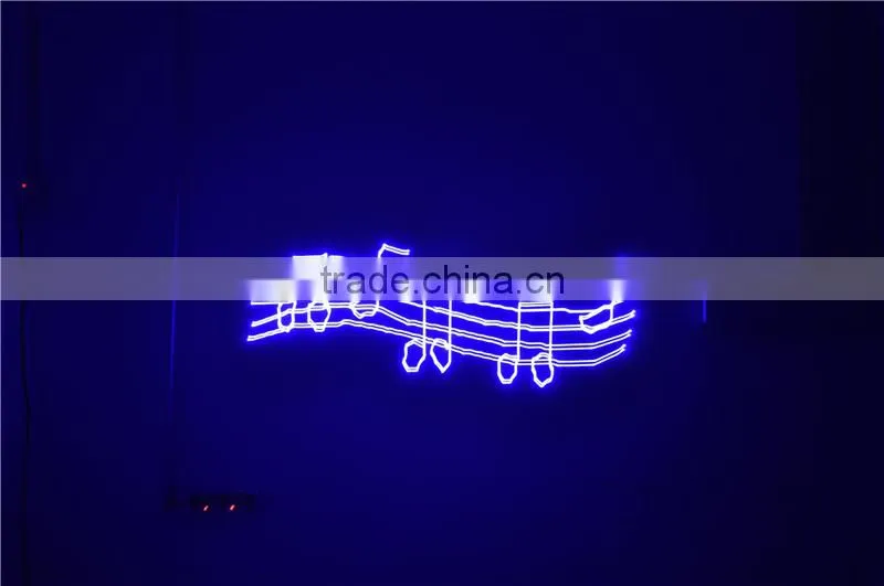 High Power 8W Blue disco event stage laser show system