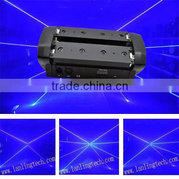 1200mW Mini Spiderlaser light small-beam Blue stage laser light show system