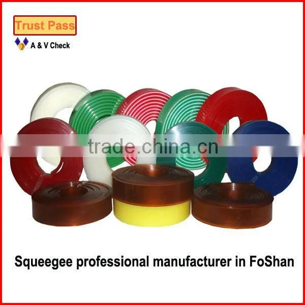 Textile printing squeegee