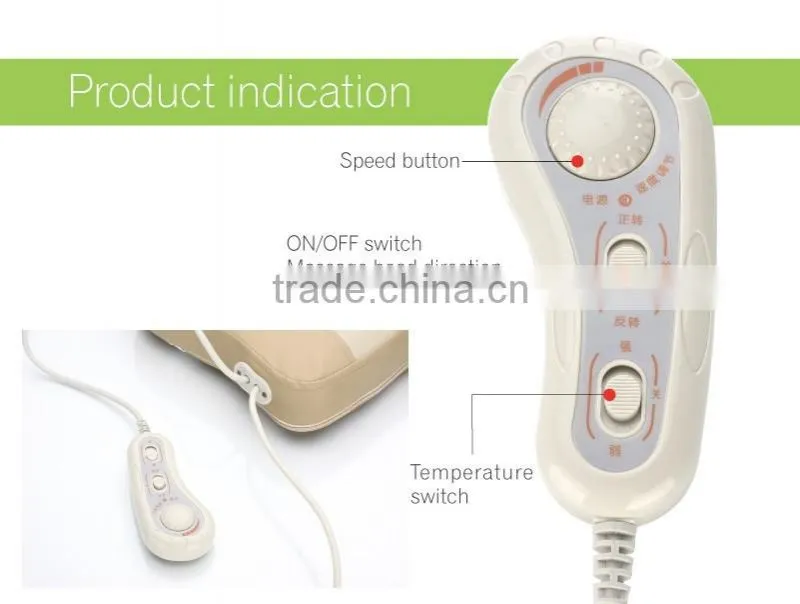 Rechargeable Health Care products. Fashion body massager. Personal Electric massage pillow C37-MP001