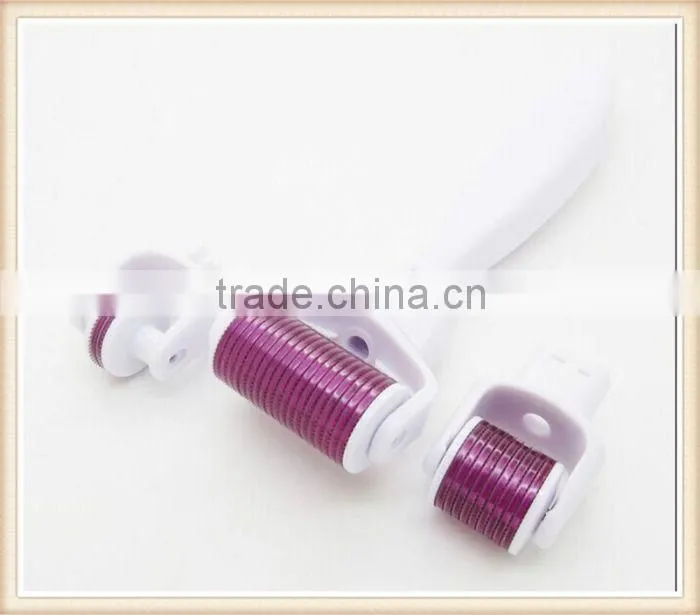 changeable heads 3 in 1 functions microneedle derma roller rolling system for skin care derma roller