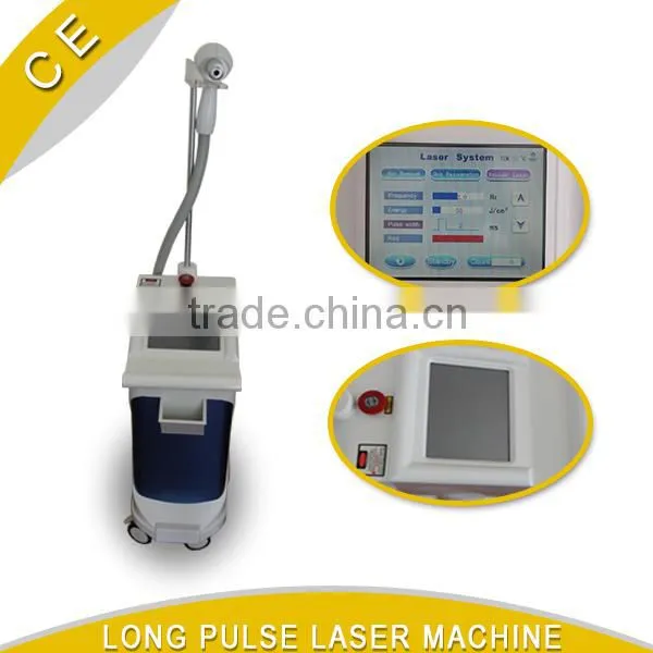 Long pulse ND yag epilation laser permanent laser hair removal/tatoo removal machine for beauty salon