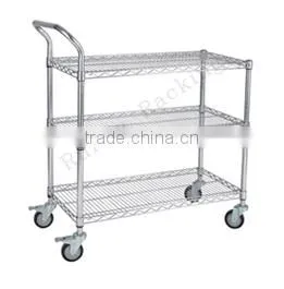 CW-18 chrome shelf rails