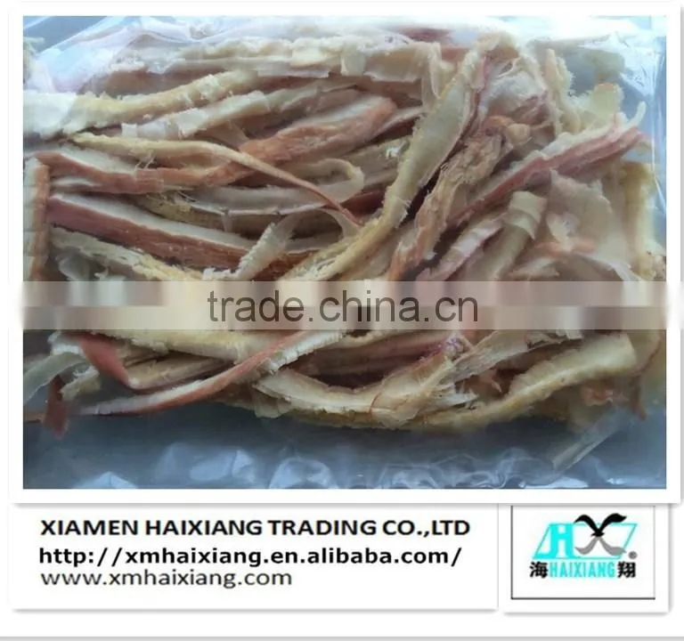 Dried smoked squid snack
