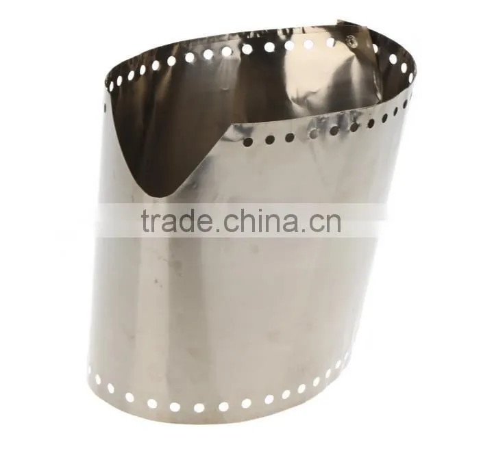 60cm Titanium Outdoor Camping Stove Windshield