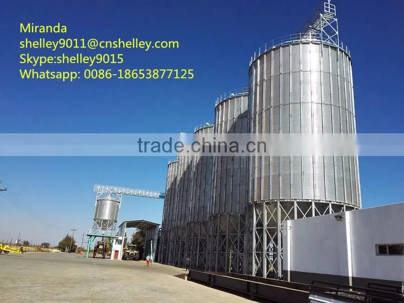 300ton pellets silo for PVC storage