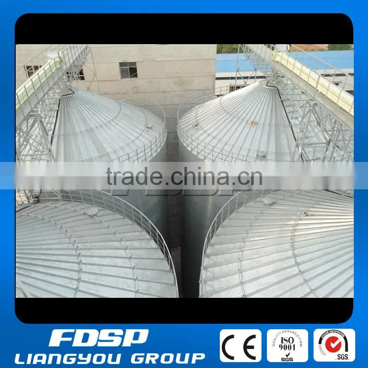 200t paddy silos storage in rice plant whole project