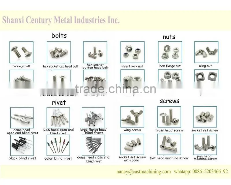 A2-70 stainless steel metal lock nut m20