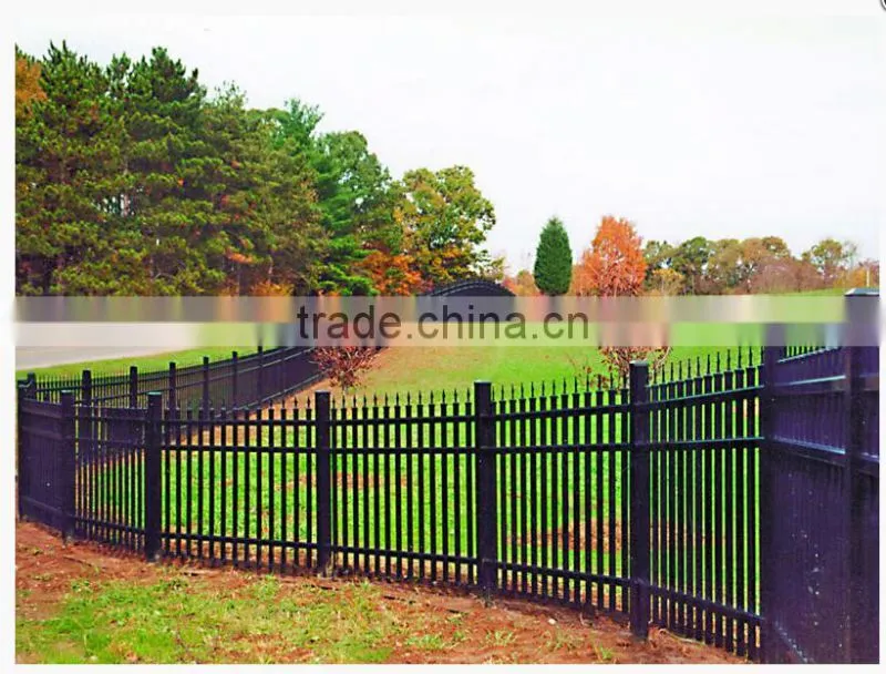 Galvanized grass land zinc steel fence for garden