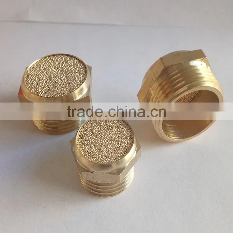 1/2" inch Male Thread Pneumatic Air Brass Mufflers / Silencers