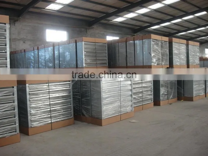 Poultry cooling pad with exhaust fan/ventilation equipment