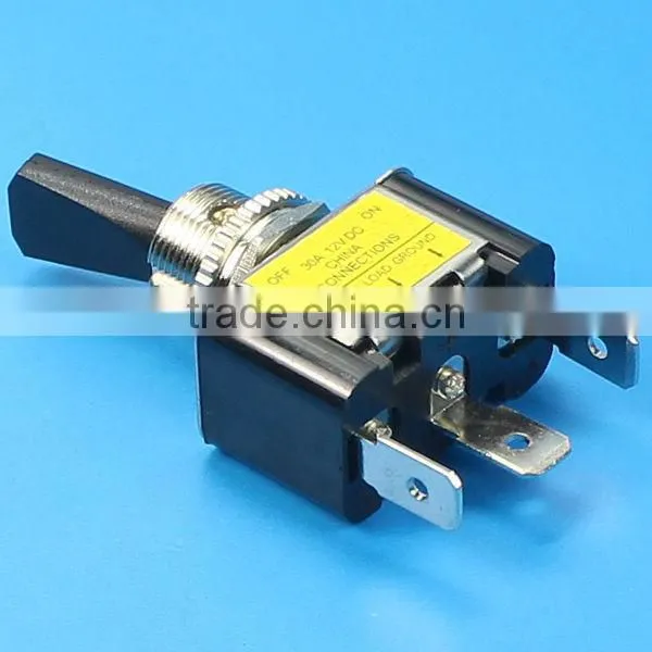 ASW-07D-2 SPST 3P 30A 12VDC with LAMP Automotive Toggle Switch