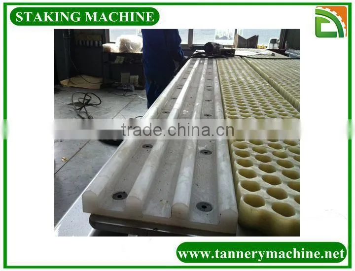 sheep goat skin machine dry leather vibration staking machine