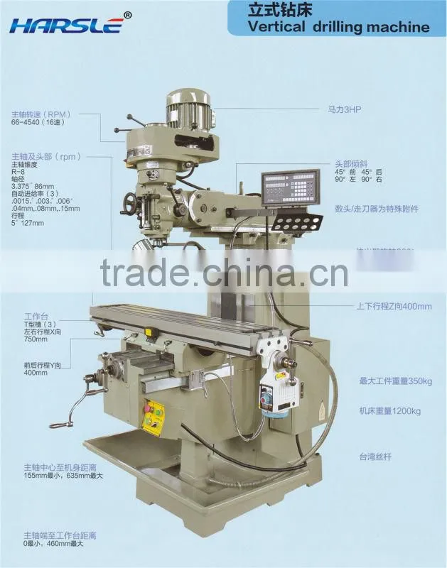 Universal Swivel Head milling machine
