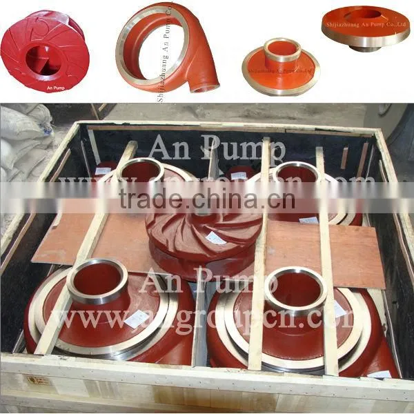 closed impeller sludge pump volute case and throatbush supplier