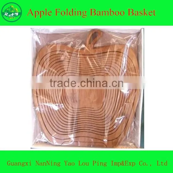 Kitchen Bamboo Folding Basket