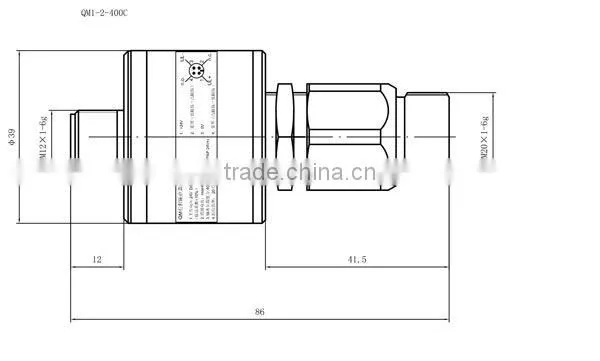 QM1-2-400C Sensor Type Stroke Limiter