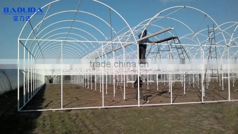 greenhouse plastic film with control system for plant growth