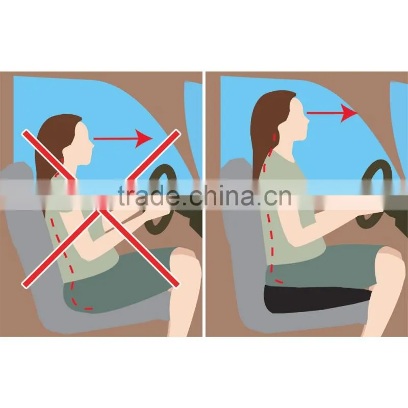 Sloping Seat Mate Memeory Foam Coccyx Car Seat Cushion as seen on TV