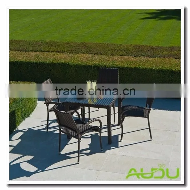 Audu Outdoor Wicker Garden Chair Set
