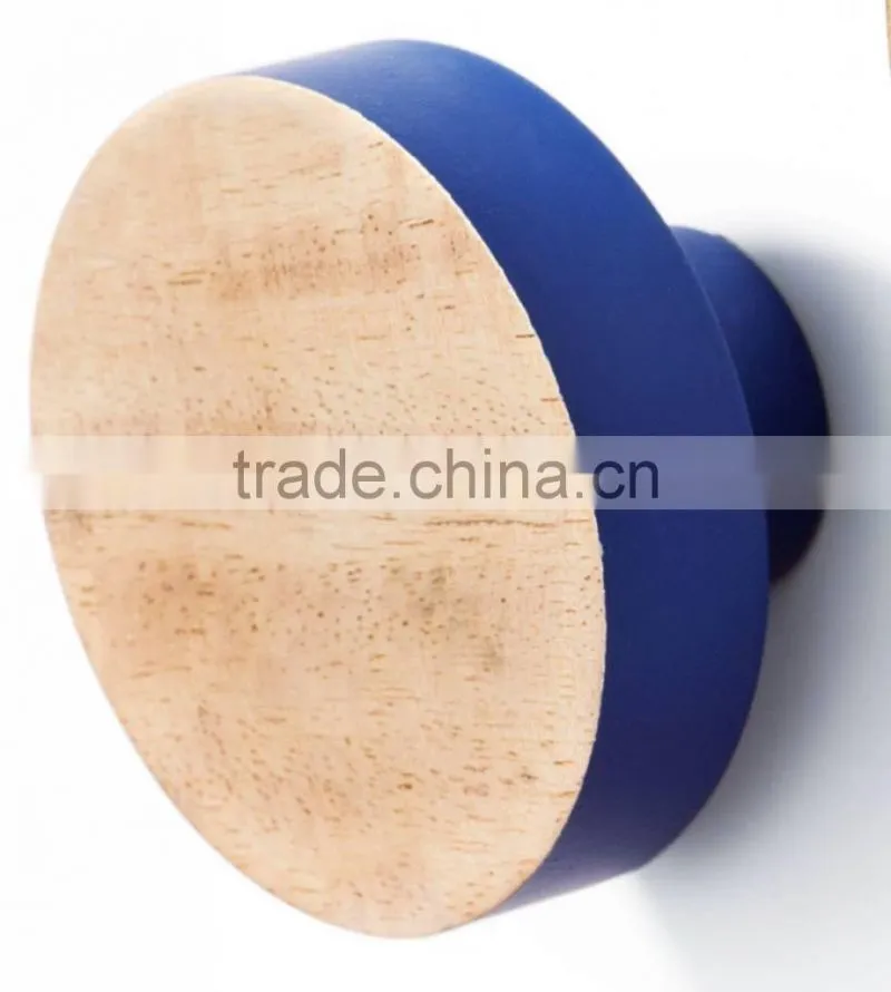 High Quality Wooden Colorful Hook for Home Decoration